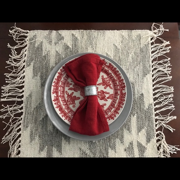 4 New Pottery Barn SW 100% Wool Dhurrie Kilim Mats - Picture 2 of 4